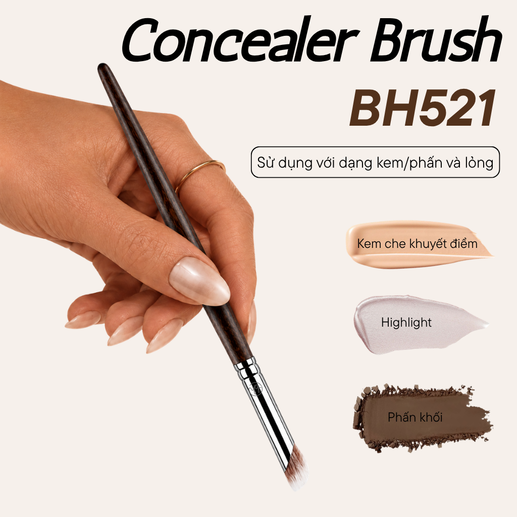 Cọ Che Khuyết Điểm BH Cosmetics Concealer Brush BH521
